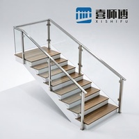 Edelstahl-Balustraden & Handläufe - 304/316 Glasgeländersystem für Villa- und Hotelprojekte |   Innen- und Außentreppe |   CE/ISO