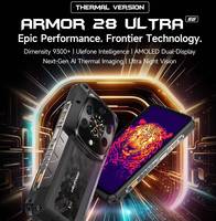 Ulefone ARMOR 28 Ultra, téléphone portable robuste anti-explosion OEM, IP68, 16 Go, 1 To, caméra thermique sécurisée
