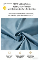 Ensemble de literie en coton 100% certifié Oeko-Tex, blanc, doux et respirant, pour la maison et l'hôtel