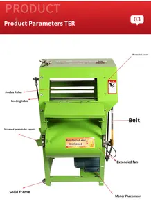 ピーナッツコンバインハーベスター4HL全自動大型ホイール高効率収穫ピーナッツピッカー一体型1年保証 - Product Image 6