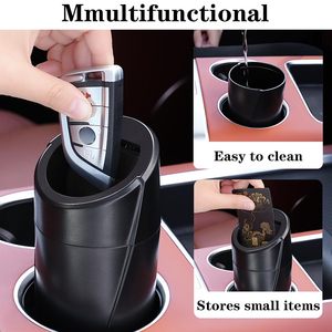 Cubo de Basura para Auto con Tapa, Multifuncional, Mini, Compacto, Caja de Almacenamiento de Doble Uso para Hogar y Auto - Product Image 5