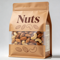 Sac de conservation alimentaire étanche en PE pour fabricants éco-responsables, idéal pour les noix et les aliments en vrac – Fournisseur