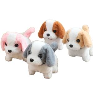 Chiot électrique en peluche de simulation pour chien qui peut marcher aboyer et remuer la queue enfants jouet chien magasin Offre Spéciale vente en gros - Product Image 1