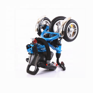 Tricycle 3 en 1 en métal pour bébé, avec barre de poussée à baldaquin, exportation vers l'europe, <span class=keywords><strong>2022</strong></span>, Offre Spéciale - Product Image 5