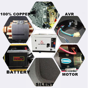 Vlais סדרה ניידת 8kva 6kw סוג אילם גנרטור דיזל עבור המתנה הביתה עם ats - Product Image 5