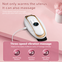 Ceinture de massage chauffante abdominale TENS EMS pour femmes, masseur de taille rechargeable avec thérapie thermique et modes de vibration réglables