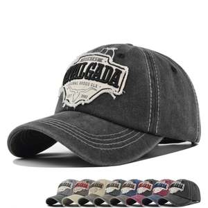 Gorras de Béisbol Deportivas con Logotipo 3D al por Mayor, Impresión Puff de 6 Paneles, Dos Tonos, Lavado Vintage, Apliques Bordados, Estilo Formal y Deportivo - Product Image 1