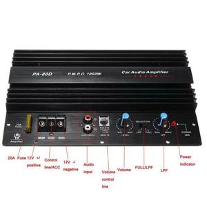 PA-80D 12V universel 1000W carte amplificateur <span class=keywords><strong>Mono</strong></span> voiture Audio amplificateur de puissance puissant basse Subwoofers <span class=keywords><strong>ampli</strong></span> pour voiture Modi - Product Image 1