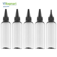 Bouteille d'encre de tatouage de bouteille de pressage en plastique en gros avec le dessus de chapeau de torsion