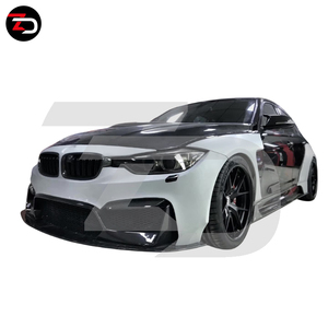 Kit de Carrocería Estilo ZD de Alta Compatibilidad para <span class=keywords><strong>BMW</strong></span> Serie <span class=keywords><strong>3</strong></span> F30 325 <span class=keywords><strong>328</strong></span>, Parachoques, Faldones Laterales, Molduras de Ruedas, Estilo Ancho - Product Image 4