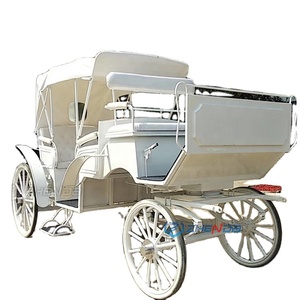 Popular Carruaje Eléctrico Clásico Real Blanco para Turismo/Vehículo Eléctrico de Viaje, Carrozas de Caballos en Venta - Product Image 1