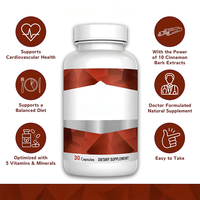 OEM personnalisé soutien santé suppléments à base de plantes capsules de cannelle extrait de plante
