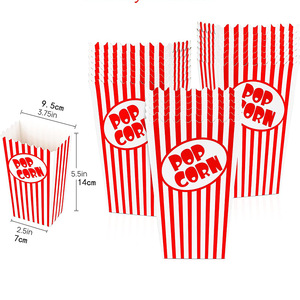 Caja de Cartón Plegable Blanca Clásica de Alta Gama para Regalos Personalizados, Fiestas de Cumpleaños, Palomitas y Comida Caliente, Biodegradable y a la Moda - Product Image 4