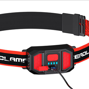 Lampe frontale rechargeable par USB, 1000 mAh, lumière LED blanche, pour la course à pied, la pêche, le camping - Product Image 3