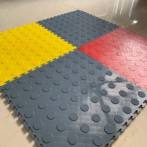 Factory Cheap <strong>PVC</strong> Puzzle Floor Tile Plastic Vinyl <strong>Flooring</strong> Mats for Heavy Duty Workshop Garage Warehouse Showroom - Product Image 1