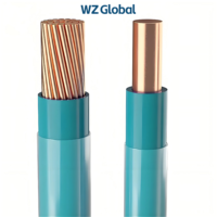 THHN/600 alambre de cobre con aislamiento de nailon V Alambre de construcción 20 18 16 14 12 10 8 6 4 AWG CU/PVC/Nylon 90 °C fábrica