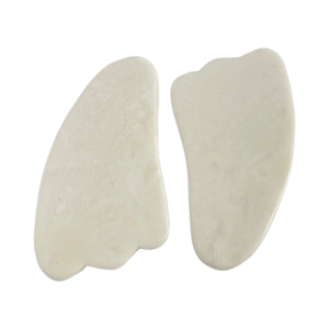 Gua Sha en quartz clair pour le visage, étiquette privée, forme de griffe - Product Image 6