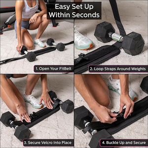 GJZ06337 Ceinture de poussée de la hanche Haltère d'entraînement de la hanche avec coussinet pour <span class=keywords><strong>pont</strong></span> de fessier Produit de sport et de divertissement - Product Image 5