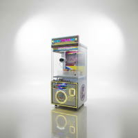 UFO Two Leg Two Button Claw Machine Crane Plush Toy Arcade Doll Catcher Coin Gift Machine Durable Plastic Weather English