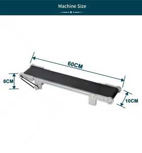야마텍 미니 휴대용 컨베이어 벨트 속도 조절 가능 PVC 소형 운반 기계 생산 라인용 - Product Image 3