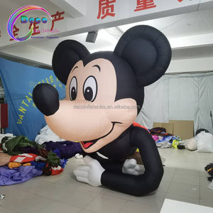Decoración Inflable de Alta Calidad con Forma de Personaje de Dibujos Animados para Fiestas, Cabeza de Ratón Inflable - Product Image 1