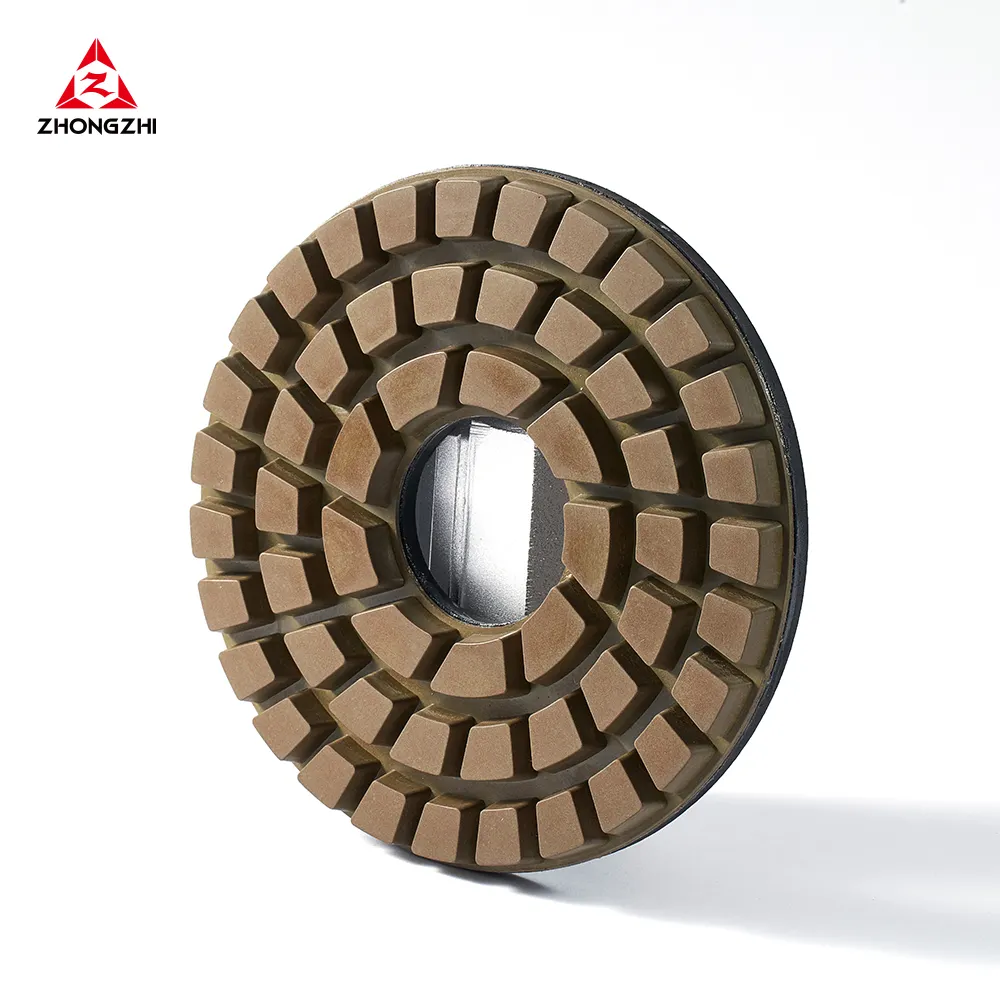 Outils abrasifs de prix usine 125mm 150mm de diamètre Quartzite artificielle et disque de polissage de granit artificiel