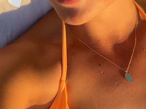 <span class=keywords><strong>Collier</strong></span> ras du cou pour femmes, chaîne en forme de cœur, sans vernis, à utiliser comme pendentif pour Couple, accessoire <span class=keywords><strong>d</strong></span>'<span class=keywords><strong>amitié</strong></span> - Product Image 2