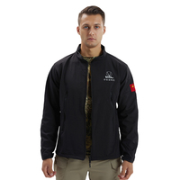 Veste de safari d'extérieur personnalisée pour entreprise - Hiver, imperméable, grande taille, fermeture éclair, avec logo personnalisé