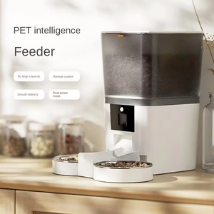 4L 6L带高清摄像头自动宠物喂食器猫狗食品自动分配器适用于两只宠物猫狗喂食远程喂食 - Product Image 6