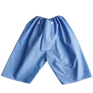 Pantalones de examen médico desechables de primera calidad, pantalones de rectoscopio no tejidos multicapa, pantalones de colonoscopia SMS de rehabilitación azul oscuro - Product Image 3