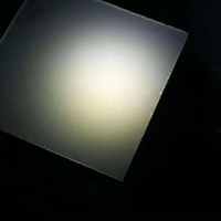 Plaque diffuseur de lumière en acrylique coloré mince et résistant à la chaleur pour panneaux LED