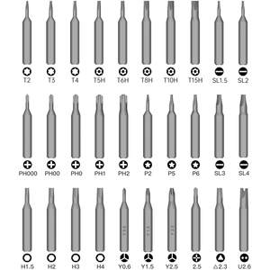 Juego <span class=keywords><strong>de</strong></span> Destornilladores Eléctricos <span class=keywords><strong>de</strong></span> Precisión <span class=keywords><strong>de</strong></span> 3.7V con <span class=keywords><strong>Batería</strong></span>, 36 en 1, Puntas Magnéticas, para Teléfono, Cámara, Laptop, Reloj - Product Image 5