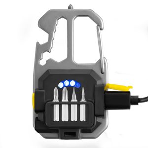 Sáng chim 17165-e tùy chỉnh siêu sáng <span class=keywords><strong>mini</strong></span> LED sạc làm việc ánh sáng Keychain Đèn pin <span class=keywords><strong>Torch</strong></span> với an toàn búa mở rượu vang - Product Image 4