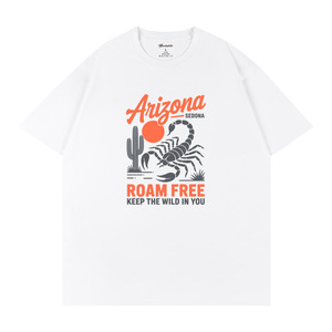 Backwhite T-shirt imprimé pour hommes L 100% coton Jersey respirant à manches courtes col rond Q237 - Product Image 4