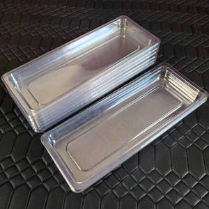 Caja de embalaje para fideos estofados estilo Henan, bandeja interior para alimentos, plástico PET blando, caja de embalaje rectangular transparente - Product Image 3