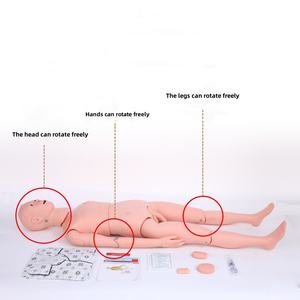 Modèle de soignant masculin articulé de haute qualité, très vendu, avec possibilité de changer les genoux, les genoux articulés et les ondulations de la poitrine - Product Image 4