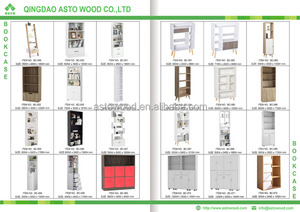 Modern Melamine Wooden PB/MDF 2 3 4 Tie Eco-friendly Easy Assembly <strong>Bookcase</strong> for Home Use <strong>White</strong> Color for Warehouse and Apartment - Product Image 6