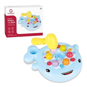 Gioco da Tavolo a Forma di Balena, Giocattolo Multifunzionale in Plastica per Bambini, <span class=keywords><strong>Puzzle</strong></span> e Gioco del Martello - Product Image 5