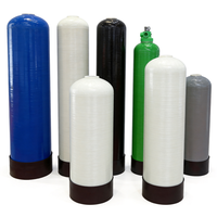 Réservoirs FRP de Purification d'Eau en Gros pour Aménagements Paysagers, 16,7 Gallons, Base Trépied/Ronde, Légers, Filtration par Osmose Inverse Universelle