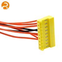 Arnés de Cableado Industrial de Aluminio con Múltiples Interfaces, Revestimiento Trenzado de PVC, Conector Adaptador, 1m de Longitud, 12V