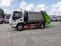 Camion Compacteur de Déchets 4x2 Direct Usine 3m³ – Camion de Collecte des Déchets Compressé pour l'Assainissement Urbain
