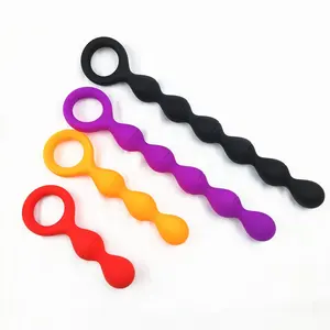 DIY anal beads butt plug sex toys beautiful colors for adults anal