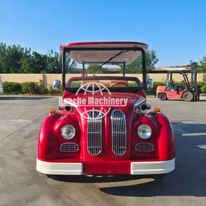 Nouvelle voiture de tourisme rétro vintage 11 places chariot de golf touristique vintage 72v voiture électrique à vent rétro - Product Image 1