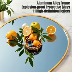 Miroir de sol suspendu en forme de porte pleine longueur de Style nordique taille personnalisée pour le maquillage de porche d'hôtel ou à la maison - Product Image 3