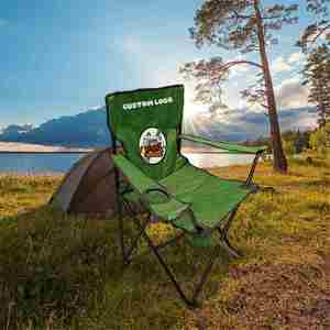 Custom Branded Polyester Foldable Portable Fishing Chair <b>Cheap</b> Beach Chair Chairs for Camping - Product Image 1