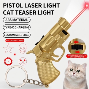 Nuevo Llavero Creativo con Láser en Forma de <span class=keywords><strong>Pistola</strong></span>, Mini Linterna LED Infrarroja, <span class=keywords><strong>Juguete</strong></span> Colgante, Llavero con Linterna al por Mayor - Product Image 2