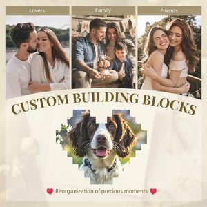 <span class=keywords><strong>Puzzle</strong></span> <span class=keywords><strong>3D</strong></span> a Forma di Cuore con Simpatico Springer Spaniel, Blocchi di Cartone Personalizzati con Foto per <span class=keywords><strong>Adulti</strong></span>, Decorazione per la Casa, Regalo - Product Image 5