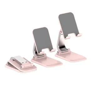 Portable Phone Stand Foldable Cell Phone Holder Adjustable Universal Tabletop Stand Desktop Phone Holder