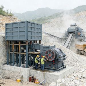 AC Motorlu PLC Kontrollü Güçlü Güvenli Çalışma Nehir Taşı Çeneli Kırıcı Maks.850t/s Kapasite - Product Image 6