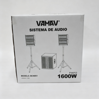 Système audio professionnel VAMAV LA 800, enceintes colonne actives PA, 18'', 800W, pour scène, DJ, bars, événements, concerts, amplificateur de puissance